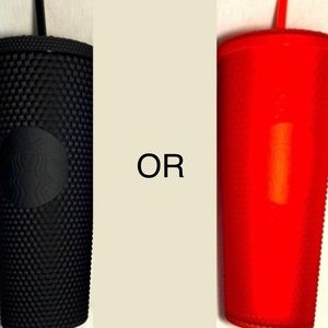 Starbucks Valentines 2021 Red or Black Tumbler